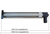 Details zu  Elektrisch hhenverstellbarer TV Lift Standfu Flachbildschirme 76 cm Hublnge