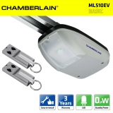 ML510EV Basic Chamberlain Garagentorantrieb 500N Schiene, 2 Handsender