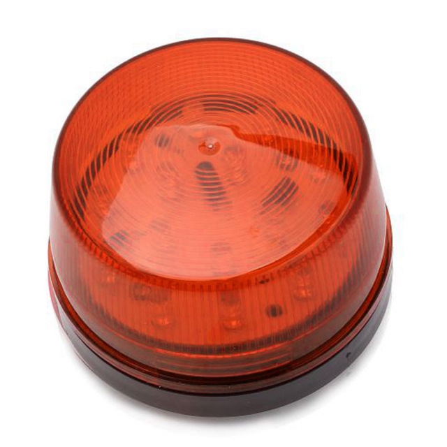 Stroboskop Blitzer Rot, 230VAC, E27, LED, Schausteller, Partykeller,  Alarmanlage